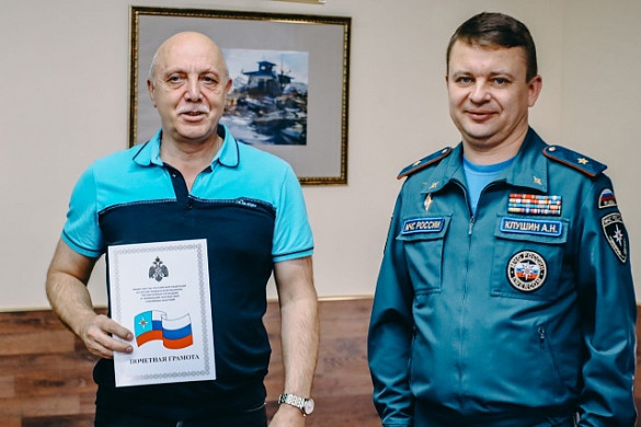 В Ивановской области наградили ликвидаторов лесных пожаров в Южском районе